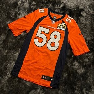 Denver Broncos #58 Von Miller Orange Super Bowl 50 Special Edition Jersey